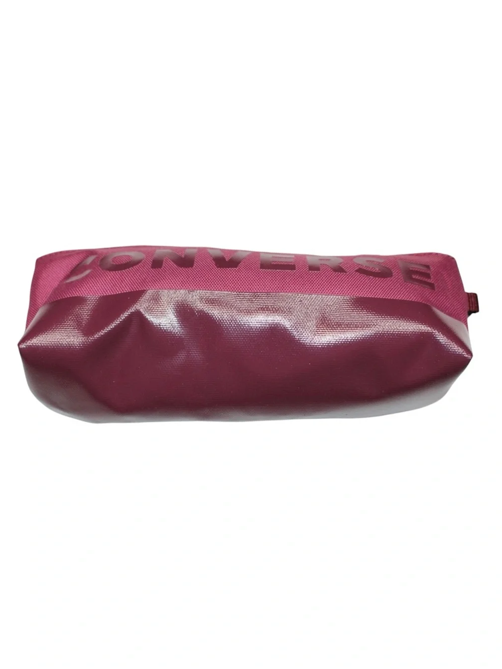 CONVERSE SPEED SUPPLY CASE PENCIL POUCH MAKE UP BAG (Maroon) NWOT